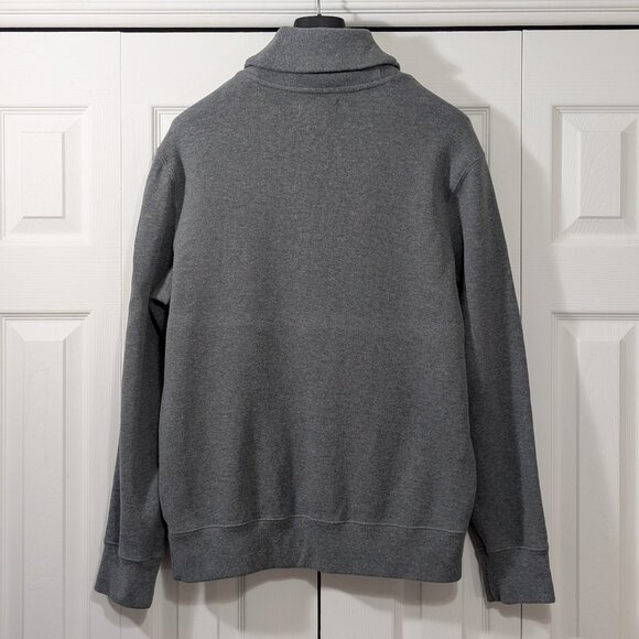 Polo Ralph Lauren Men's Grey Shawl Collar Pullover Sweater - Size L - Picture 3 of 11